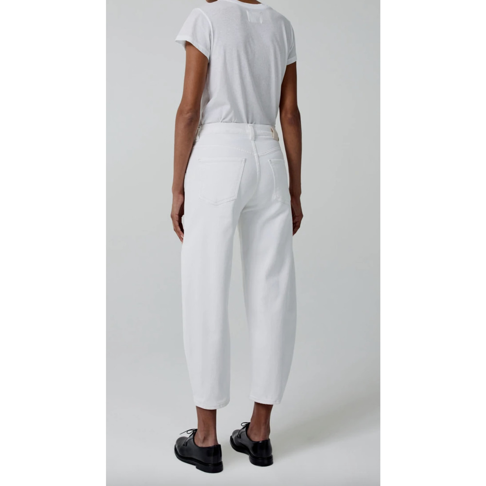Citizens of Humanity Calista White Curved Taper Jeans Richie Size 27 NWT $228 - Picture 2 of 8